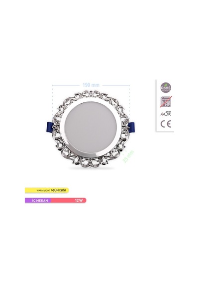 AH04-11205 12W 3000K Günışığı Sıva Altı Dekoratif Led Spot Panel