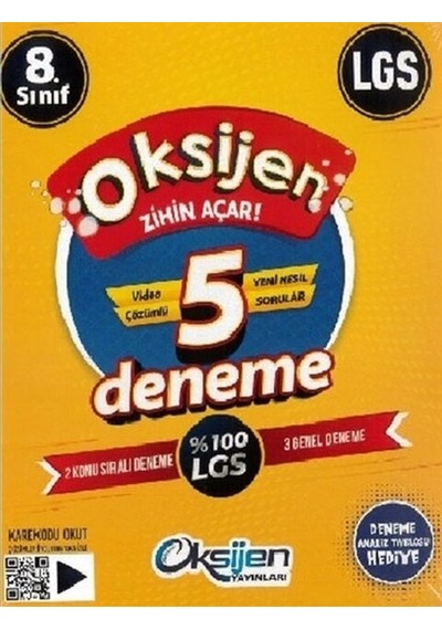 Lgs 5 Li Deneme Seti Oksijen Yayınları