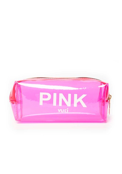 Vukı Seffaf Kalem Cantası Pembe Vk-0096-06