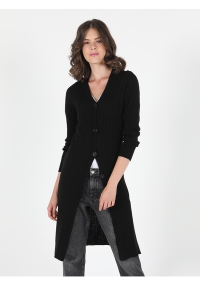 Colin's  Slim Fit  Kadın Siyah Hırka CL1050577_Q1.V1_BLK