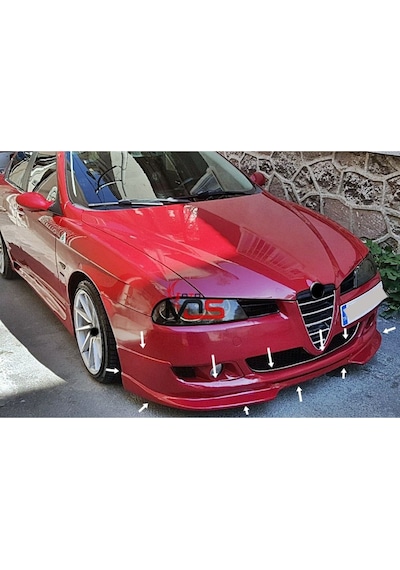 Alfa Romeo 156 Makyajlı Kasa Ön Tampon Eki Fiberglass Boyasız