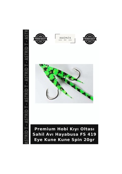 Premium Hobi Kıyı Oltası Sahil Avı Hayabusa Fs 419 Eye Kune Kune Spin 20gr
