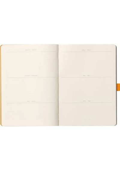 Rhodia GoalBook Yumuşak Kapak A5 Kareli Defter Purple 117770C Mor