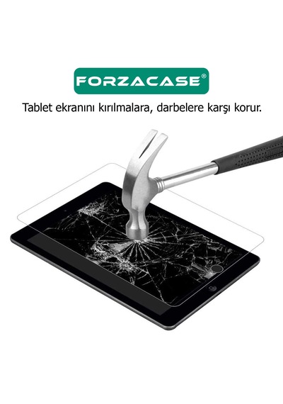 Forzacase Honor Pad 20 / Pad 20 Pro 12.1 İnch İle Uyumlu Temperli Kırılmaz Cam Ekran Koruyucu - Fc021
