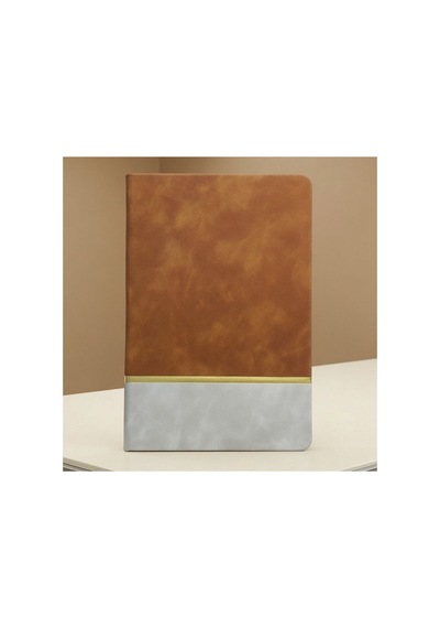 Kişiye Özel Ajanda Set Vıp Defter & Kalem & Anahtarlık Set - Kahverengi - Taba Kahverengi Kahverengi