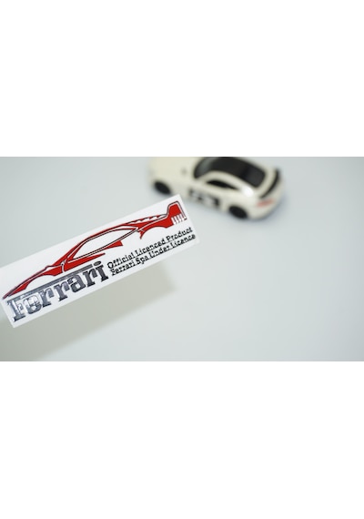 Dk Tuning Torpido Konsol Alüminyum Metal Sticker Ferrari İle Uyum
