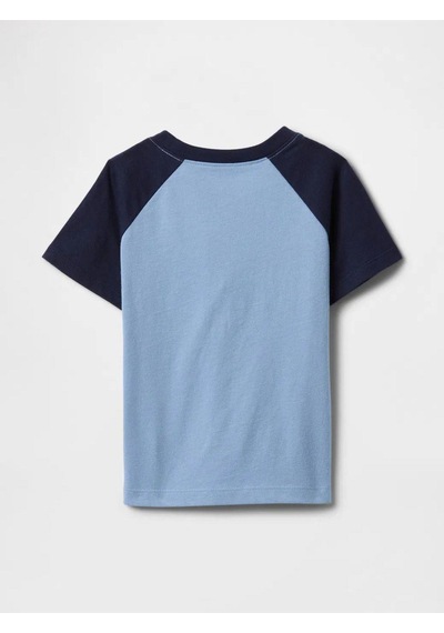 Erkek Bebek Gap Logo T-shirt Mavi-5983 Mavi