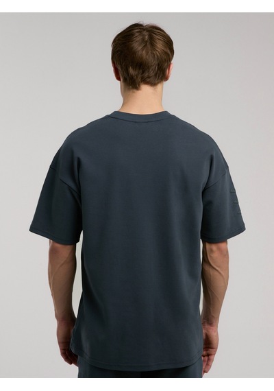 Ever Relaxed Oversize Antrasit Erkek Tişört Koyu Gri
