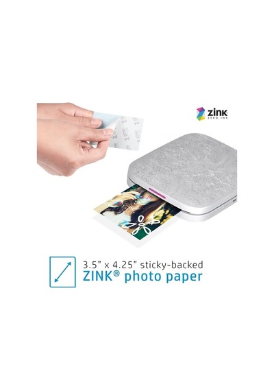Hp Sprocket Fotoğraf Yazıcısı Anında 3x4-fotoğrafları Apple Uyumlu iOS Ve Android Çok Renkli