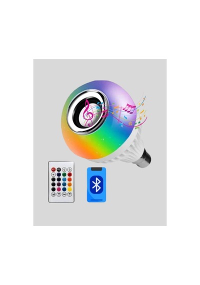 Akıllı Led Ampul E27 Uyumlu Ve Müzik Çalarlı Tasarım - Af3372-8492 Renkli