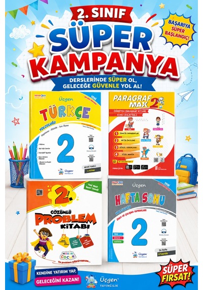 2.sınıf Süper Kampanyalı Set -4 Kitap