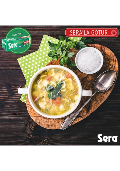Sera Streç Film 30 Cm X 99 Mt 8 Micron X 3 Paket