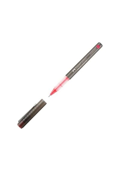 Faber-castell Roller Free Ink Needle 0.7mm Kırmızı Kırmızı