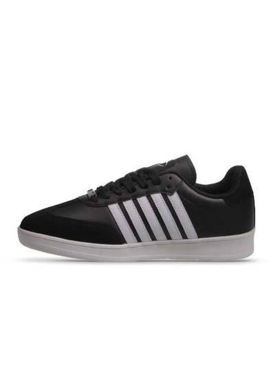 M.P Mp 242-1558 Siyah Beyaz Unisex Bağcıklı Spor Ayakkabı Siyah - Beyaz