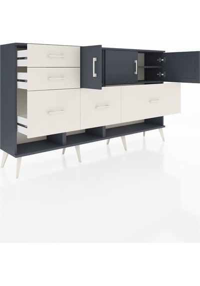 Arges Konsol 3 Raflı 5 Çekmeceli 3 Kapaklı 176x30x99 Antrasit-antrasit/aytaşı Antrasıt/aytası - Antrasıt Arges Konsol 3 Raflı 5 Çekmeceli 3 Kapaklı 176x30x99 Antrasit-antrasit/aytaşı Antrasıt/aytası - Antrasıt