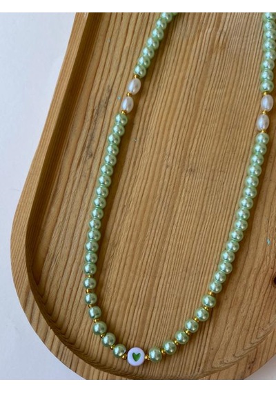 Paytak Moda Kalp Renkli Fimo Boncuk Kolye Pytkbnckkly322 Sarı