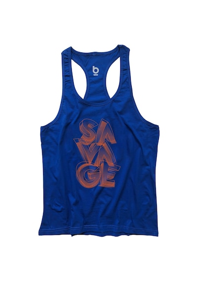 Bluu Savage Fitness Gym Tank Top Sporcu Atleti (528806819)