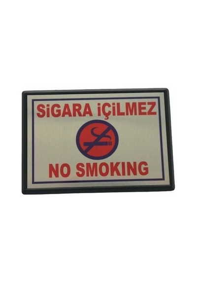 Yönlendirme Levhaları Cemax Yönlendirme Küçük Sigara İçilmez 10x7 Cm