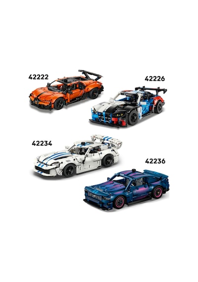 LEGO® Technic Ferrari 488 PISTA Araba 42235 - 9 Yaş ve Üzeri Çocuklar için V8 Motor İçeren Yaratıcı Oyuncak Yapım Seti (882 Parça)