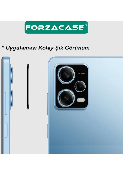 Forzacase Xiaomi Redmi Note 13 Pro 4g İle Uyumlu Kamera Lens Koruma Halkası Siyah - Fc377 Siyah