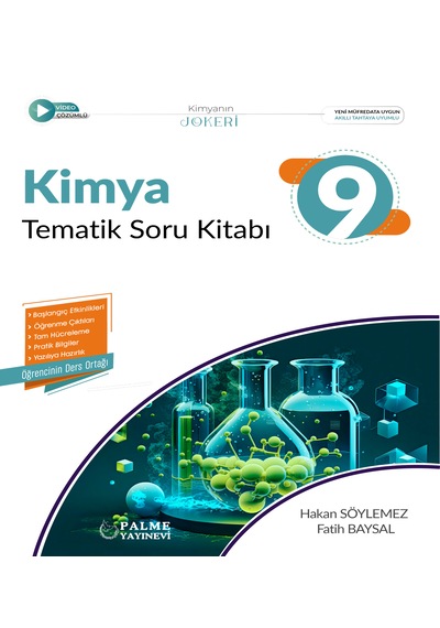 Palme Yayınevi 9.sınıf Joker Kimya Tematik Soru Kitabı