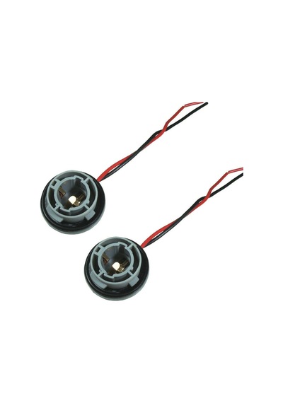 2 Adet P21w 93 Ampul Soketi ve Ampul Takımı 12 Volt Kablolu