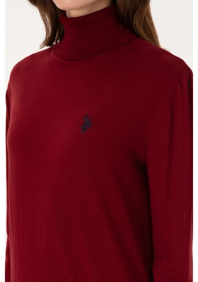 U.S. Polo Assn. U.s. Polo Assn. Kadın Bordo Kazak /triko 50313621-vr014