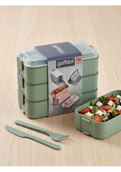 Gondol Lunch Box Saklama Kabı Yeşil