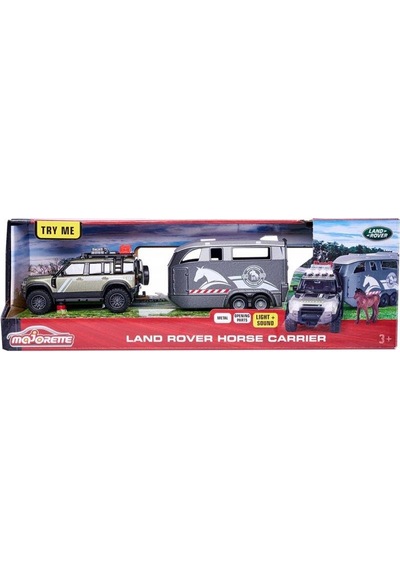Majorette Land Rover Horse Carrier