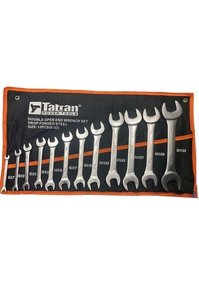 Açık Ağız Anahtar Takımı 12 Parça 6x7-30x32 Tatian
