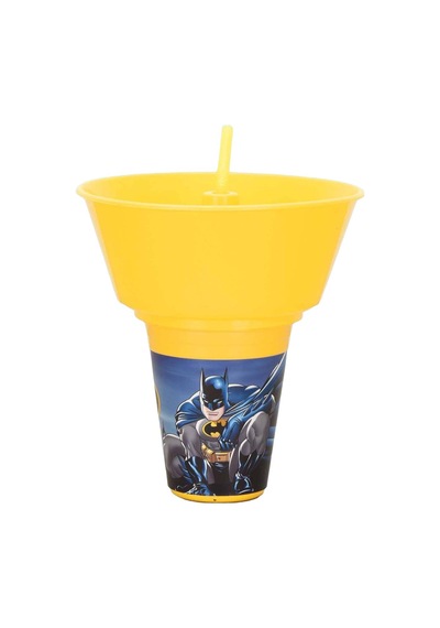 Batman Yuvarlak Mısır Kovalı Pipetli Bardak