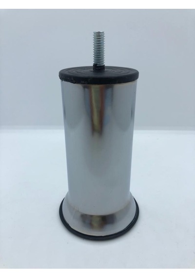 Metal, 15 Cm 5/16 Vidalı Krom Kaplama Baza,koltuk Ayağı 4 Adet