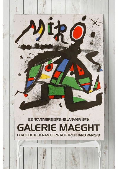 Joan Miro - Orig Art Sanatsal Poster