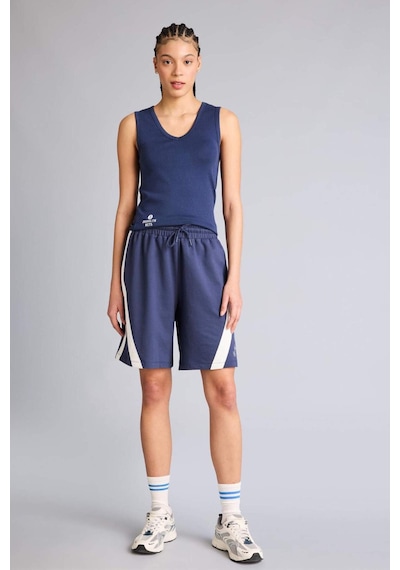 Defacto Nba Brooklyn Nets Relax Fıt Elastik Bağcıklı Bel Sporcu Şort G9318ax26smın275 İndigo-ın275