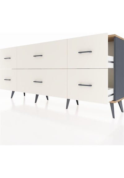 Arges Konsol 6 Çekmeceli 176x30x83 Antrasit-aytaşı/aytaşı Aytaşı/aytaşı Arges Konsol 6 Çekmeceli 176x30x83 Antrasit-aytaşı/aytaşı Aytaşı/aytaşı