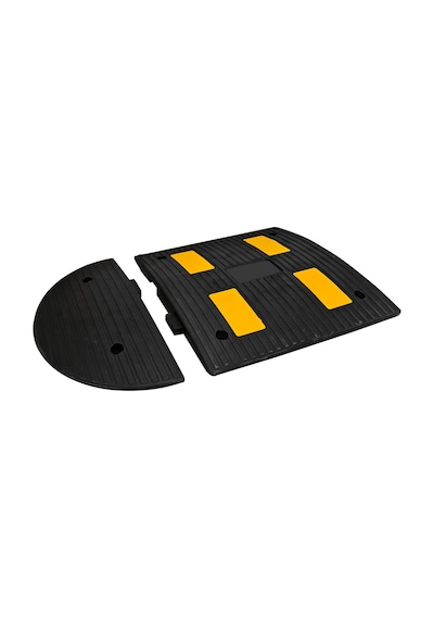 Reflektifli Kauçuk Hız Kesici 4 Bantlı - 10 Metre Set-4096