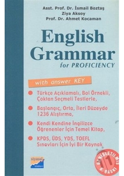 English Grammar For Profıcıency Siyasal Kitabevi