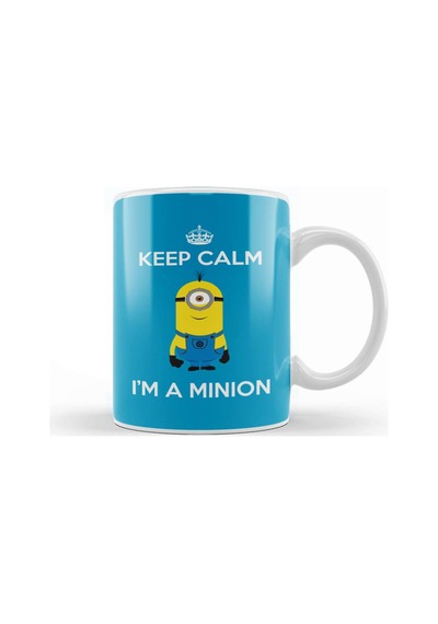 Keep Calm I'm A Minion Stuart Kupa Bardak Porselen Karışık