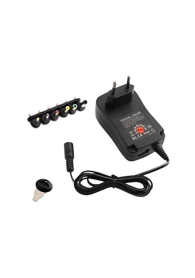 MANUAL-30W 3-12V Ayarlı Adaptör - 5V USB ve 6 Farklı Çıkış Ucu MANUAL-30W 3-12V Ayarlı Adaptör - 5V USB ve 6 Farklı Çıkış Ucu