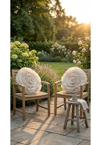 Rose Ivory Yastık Çok Renkli