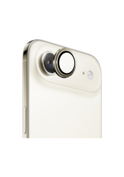 Safeus 9h+ Safir Temperli Kamera Lens Koruyucu, Apple Uyumlu iPhone 17 Air İle Uçuk Altın