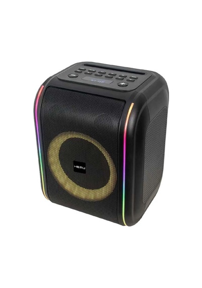 Hepu Hp-988 8'' 20cm Kablosuz 1 El Mikrofon Bluetooth Şarjlı Müzik Kutusu