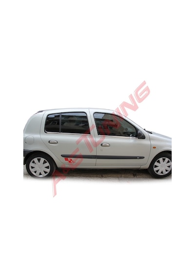 R. Clio 2 Hb Krom Cam Çıtası Tk 1999-2006 4Prç Paslanmaz Çelik N11.4707