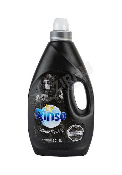 3 Adet Rinso Sıvı Deterjan Siyah Kömür 3 Lt Diğer