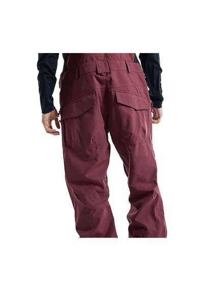 Burton Reserve 2l Bib Erkek Kırmızı Snowboard Pantolonu Almn Bordo