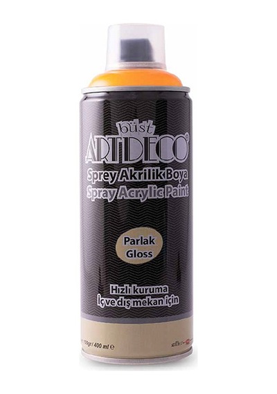 Artdeco Akrilik Sprey Boya 400 Ml Turuncu Y-400-250 Çok Renkli