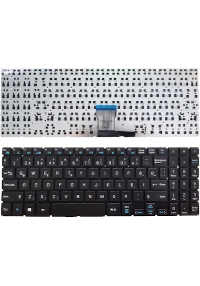 Casper Uyumlu Nirvana S500.1021-8U50T-G Notebook Klavye Tuş Takımı / Siy - 551260850