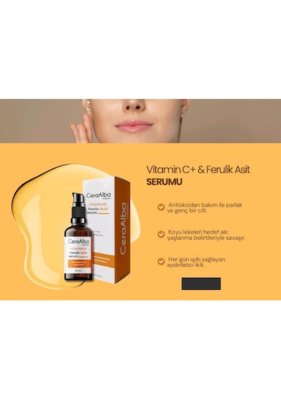 Ceraalba Vitamin C+ & Ferulik Asit Serumu
