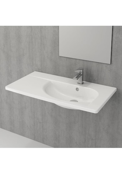 Bocchi Taormına Arch Etajerli Lavabo 86 CM Beyaz 1020-001-0126