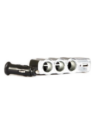 Araç Çakmaklık Çoğaltıcı 3 Lü Usb Araba Çakmak Soket Çoklayıcı